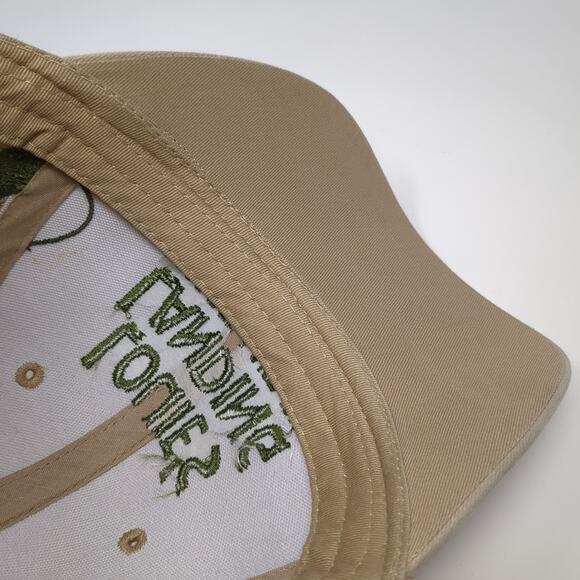 Louie's Landing Moose Lake WI Baseball Cap Brown One Size Adjustable Dri-Duck - Picture 8 of 9